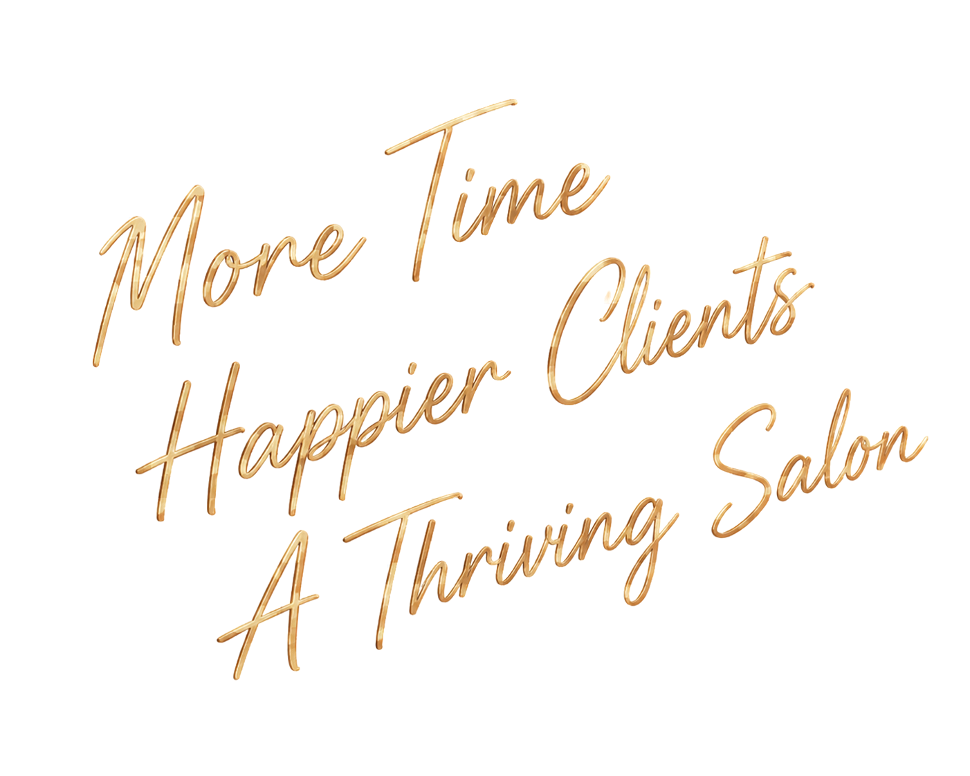 More Time. Happier Clients. A Thriving Salon.